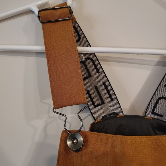 NWOT Spyder Women's Caramel Terrain Bibs Size XS - Picture 8 of 12